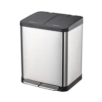 Канта за смеће са 2 преграде за ножну педалу